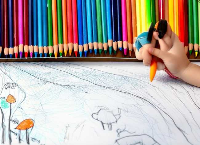 儿童用彩铅画画，儿童用彩铅画画大全超简单