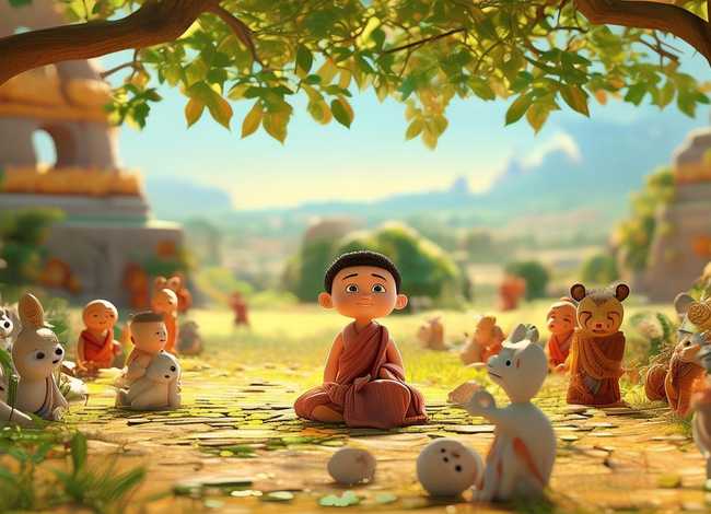 儿童佛教故事动画片；佛教故事视频动画片