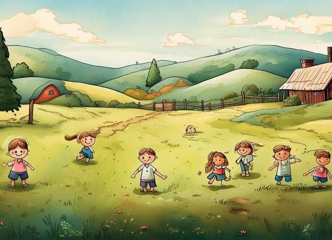 以农村儿童生活为主题的简笔画 以农村儿童生活为主题的简笔画图片