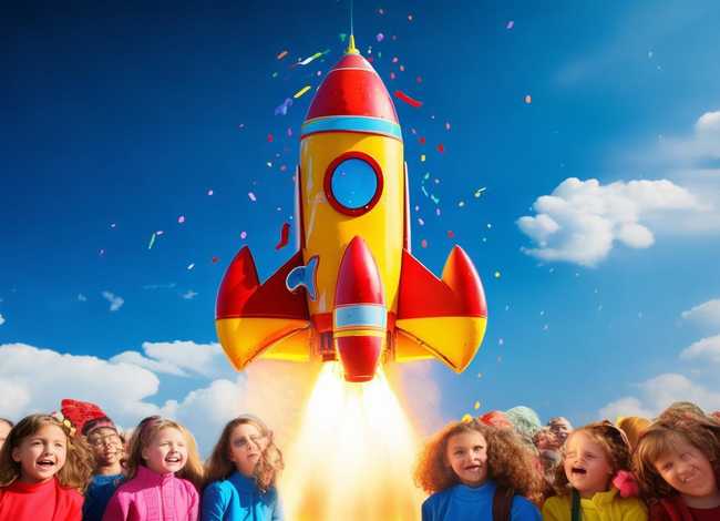 幼儿故事火箭发射，幼儿故事火箭发射图片