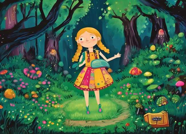 有故事情节的儿童绘画，有故事情节的一幅画