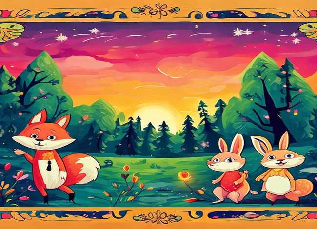 美国儿童民间故事、美国民间故事手抄报