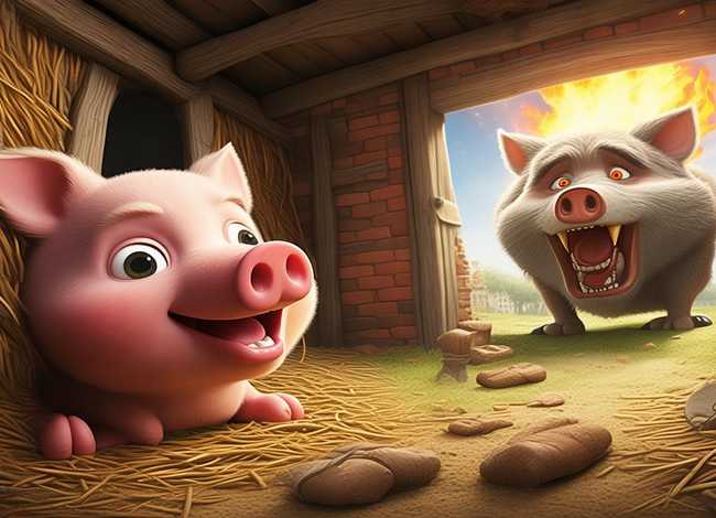 英语绘本故事三只小猪故事 英语绘本小故事三只小猪