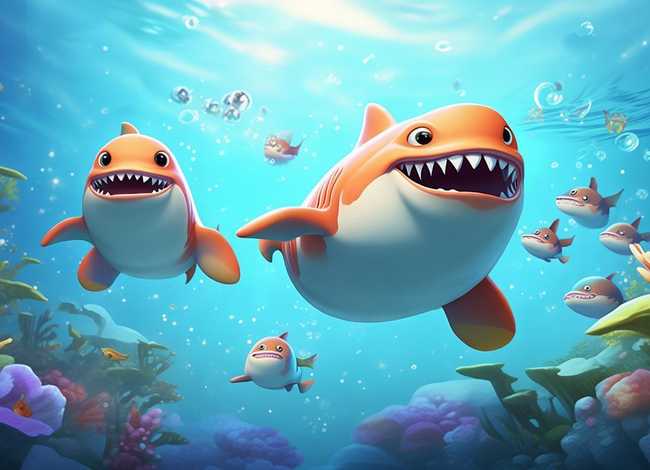 大鲨鱼故事儿童版，大鲨鱼的幼儿故事