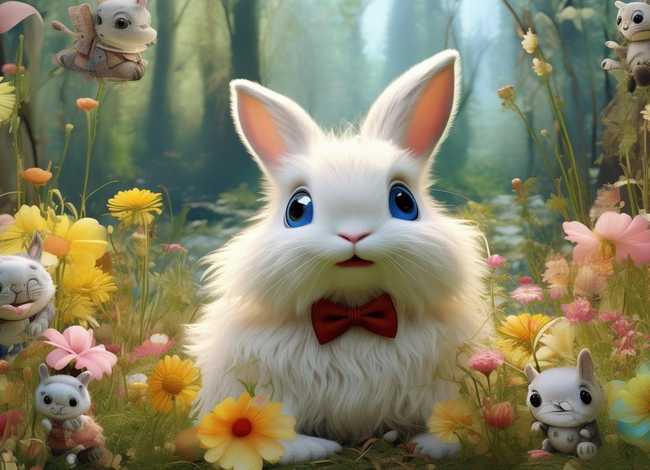 小兔子故事图片，小兔子故事图片大全
