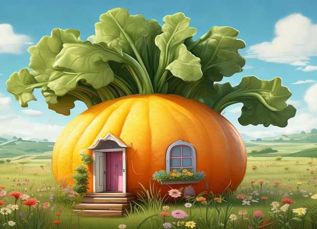 儿童故事大萝卜房子；大萝卜房子绘本故事