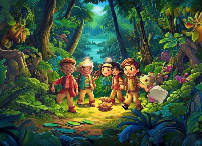 关于丛林探险的儿童故事，关于丛林探险的资料
