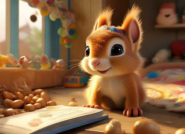 松鼠儿童早教故事；睡前故事松鼠