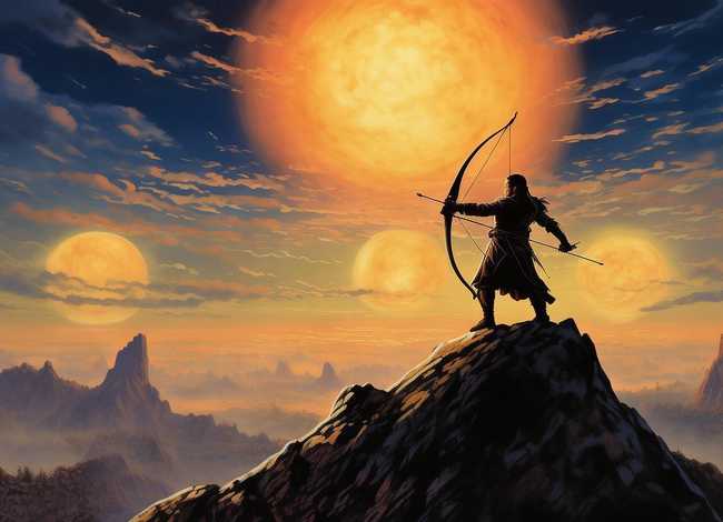 后羿射日小故事、后羿射日小故事一百字 后羿射日小故事、后羿射日小故事一百字