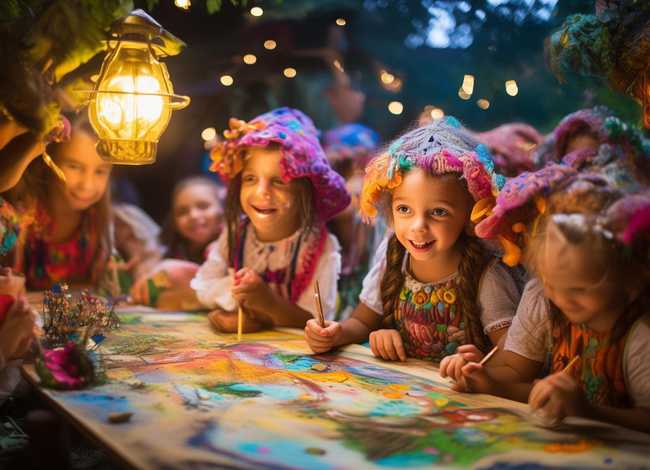 儿童童话节画画作品 儿童童话节画画作品图片