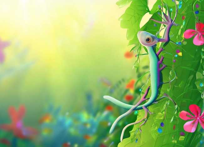 幼儿故事小壁虎 - 幼儿故事小壁虎图片