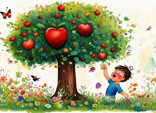 幼儿故事《苹果树的故事》 - 幼儿故事《苹果树的故事》视频播放