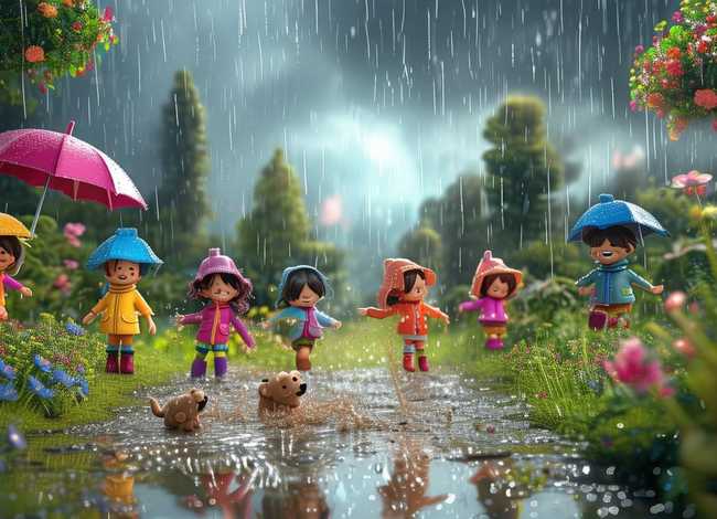 儿童下雨的故事 有关下雨的幼儿故事