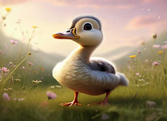 儿童故事英文版丑小鸭；丑小鸭英文故事简单版