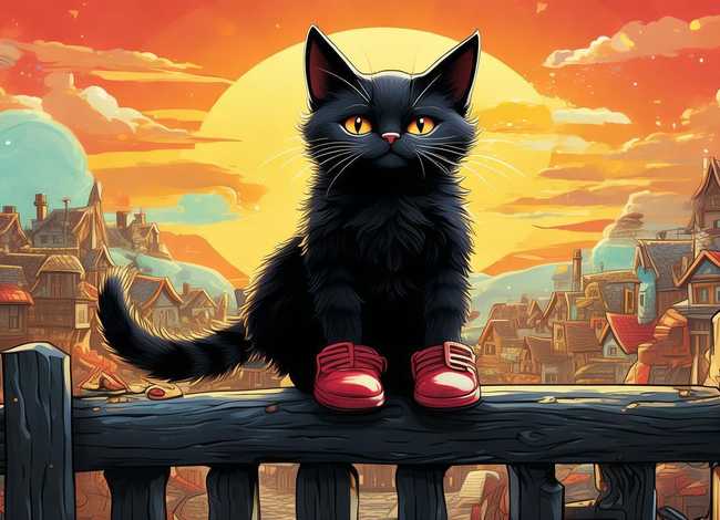 幼儿故事穿靴子的猫 - 幼儿故事穿靴子的猫图片