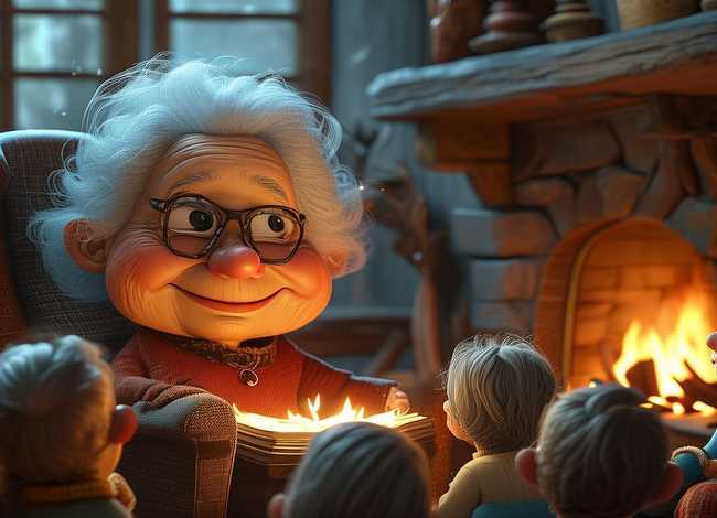 老奶奶讲故事图片 - 老奶奶讲故事图片简笔画 老奶奶讲故事图片 - 老奶奶讲故事图片简笔画