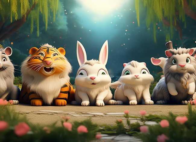 十二生肖的故事英文版 十二生肖的故事英文版,简单版