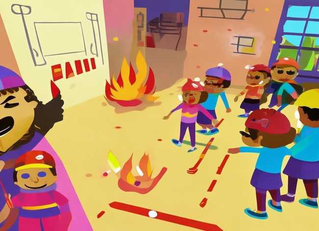 儿童故事火灾逃生，关于火灾逃生的绘本故事