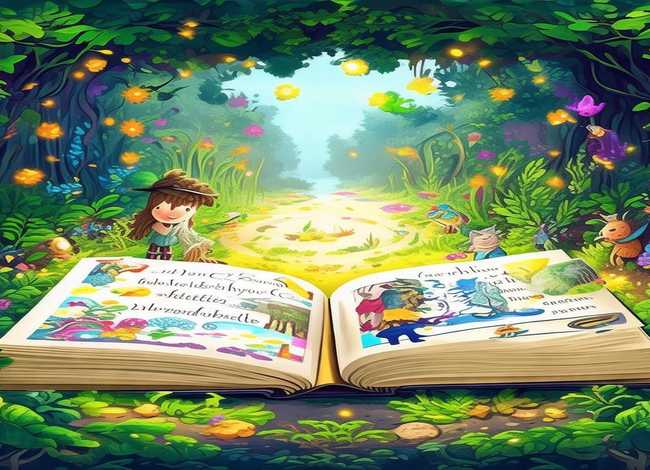 图文并茂的讲故事；图文并茂的图画故事