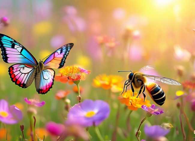 儿童故事小蝴蝶和小蜜蜂 小蜜蜂和蝴蝶的故事50字