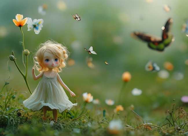 小故事拇指姑娘、小故事拇指姑娘图片