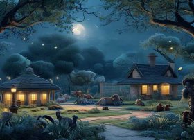 晚安动物园绘本故事；晚安动物园绘本故事图片