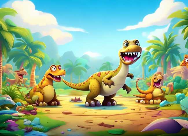 关于恐龙的儿童故事 - 关于恐龙的幼儿故事书