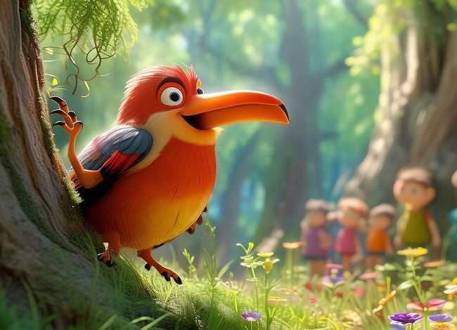 儿童故事啄木鸟(啄木鸟幼儿故事) 儿童故事啄木鸟(啄木鸟幼儿故事)