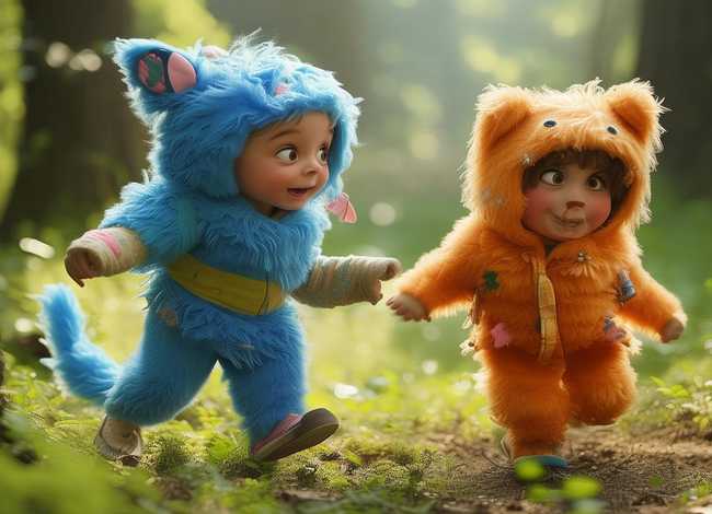 儿童故事洛洛贝贝装狗记；贝贝洛洛装狗记读后感