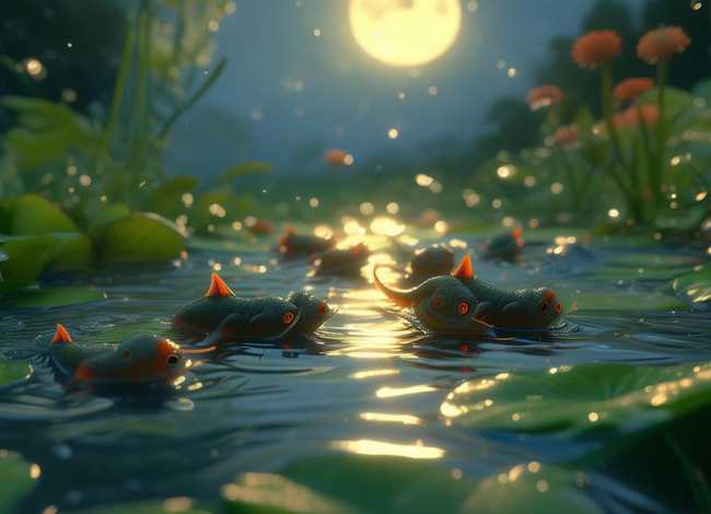 小蝌蚪找妈妈儿童故事睡前故事 - 睡前故事,小蝌蚪找妈妈