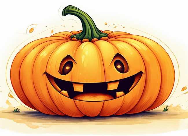 南瓜故事简笔画（南瓜故事简笔画图片）