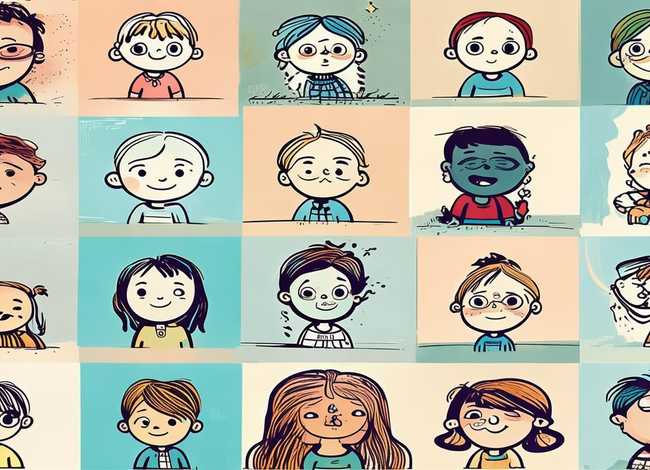 儿童人物大全图片 - 儿童人物大全图片简笔画