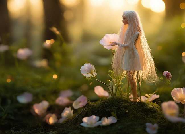 儿童故事拇指姑娘绘本；拇指姑娘的绘本故事