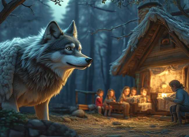 儿童睡前经典故事披着羊皮的狼，幼儿睡前故事披着羊皮的狼