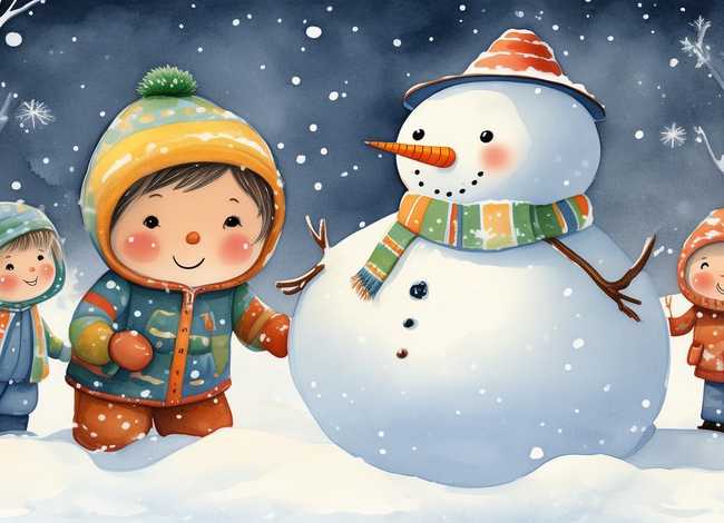 关于雪孩子的幼儿故事创编、关于雪孩子的幼儿故事创编作品