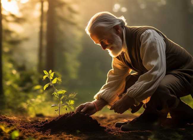 名人植树故事（关于名人植树的故事300字）