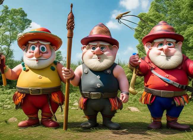 3-6岁儿童故事三个强盗、绘本故事《三个强盗》