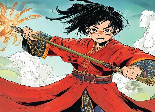 灵引哪吒连环画素材、连环画 哪吒