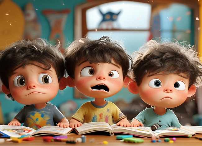 关于儿童故事三心二意的图片 - 关于三心二意的小故事