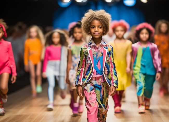 儿童时尚走秀视频，儿童走秀造型