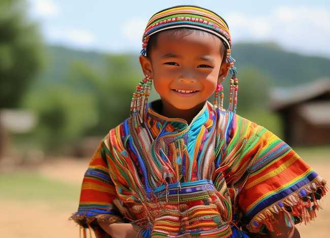 儿童民族服装（儿童民族服装图片男孩版）