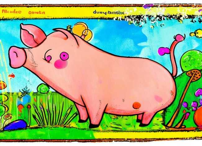 儿童故事的图片带有猪（儿童故事图片带字）