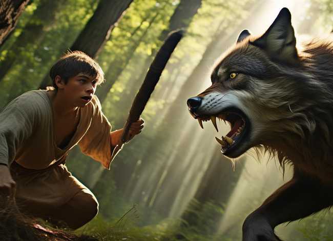 牧童斗狼儿童故事加动作视频 牧童斗狼读后感