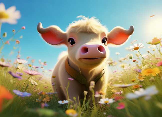 爱花的小牛绘本故事 爱花的小牛绘本故事内容