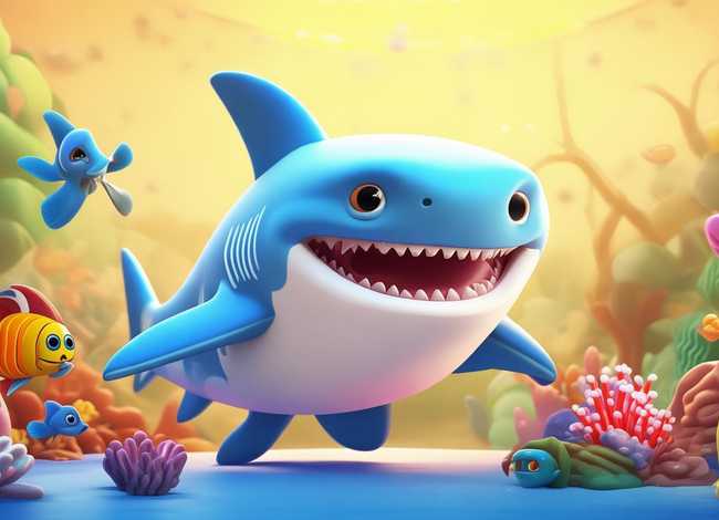 儿童大白鲨故事mp3，儿童动画大白鲨