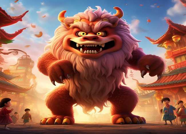 年兽的故事儿童视频；年兽的故事 视频