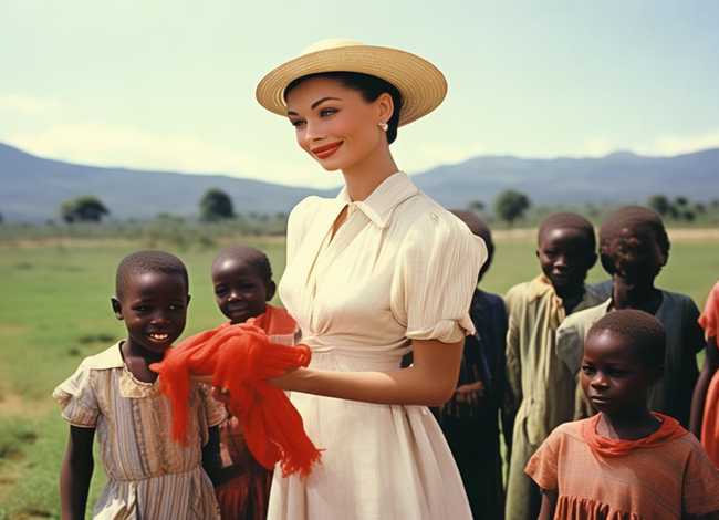 奥黛丽赫本援助非洲儿童视频 奥黛丽赫本救助非洲儿童