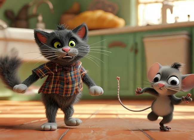 猫和老鼠儿童故事视频；猫和老鼠故事版
