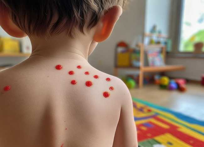 儿童背上出现毛囊炎的原因（儿童背上出现毛囊炎的原因图片）