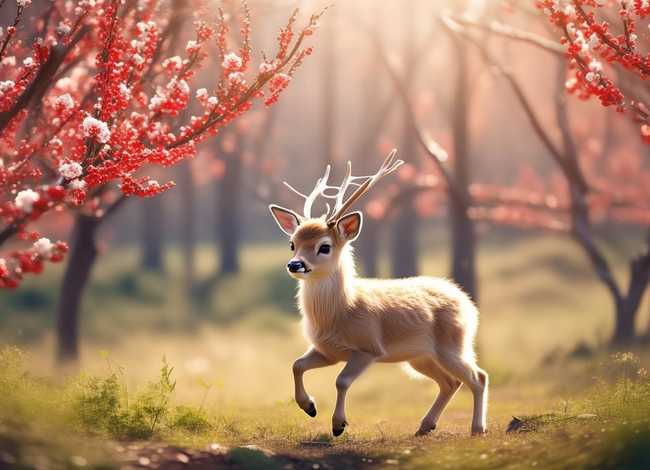 儿童故事梅花鹿的故事、幼儿梅花鹿的故事